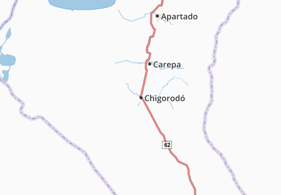 Karte Stadtplan Chigorodó
