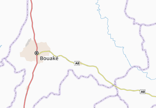 Karte Stadtplan Abouakro