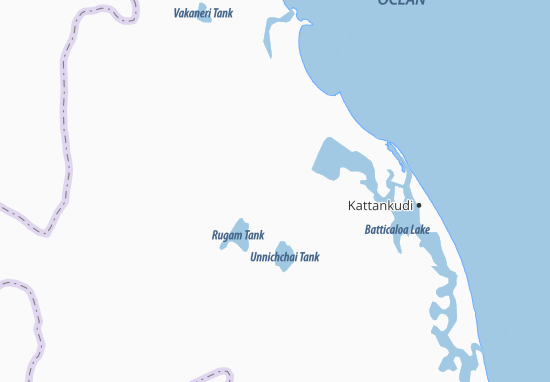 Kaart Plattegrond Karadiyanaru