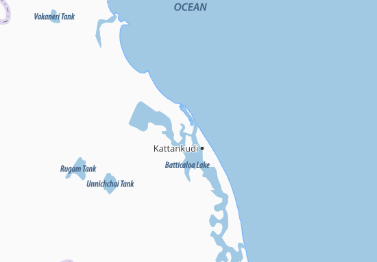 Batticaloa Map