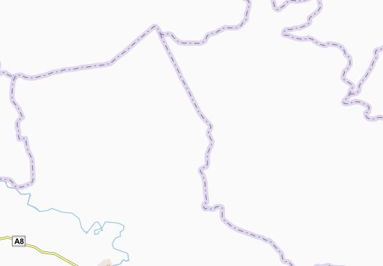Karte Stadtplan Kossandougou