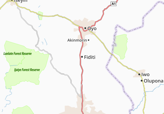 Fiditi Map