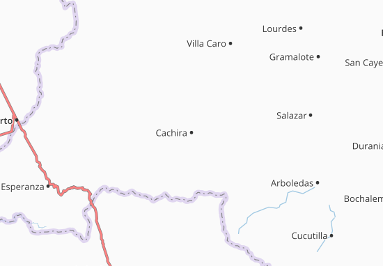 Karte Stadtplan Cachira