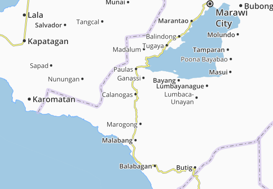 Karte Stadtplan Calanogas