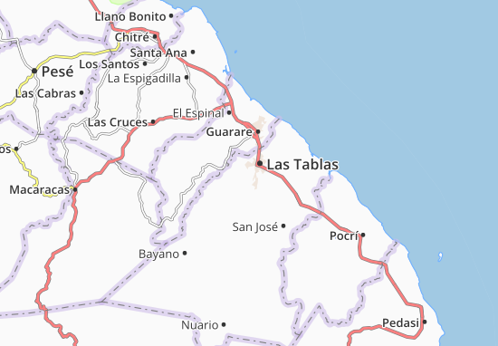 La Tiza Map