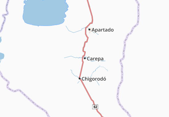 Kaart Plattegrond Carepa