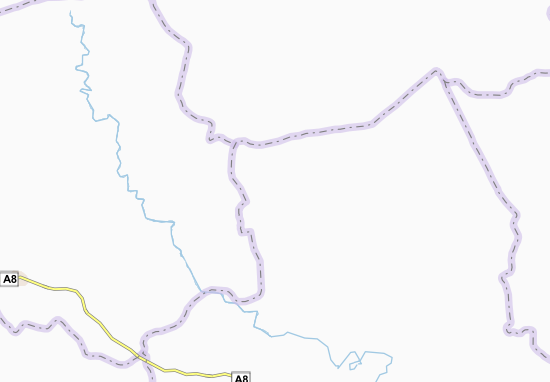 Kaart Plattegrond Atakro