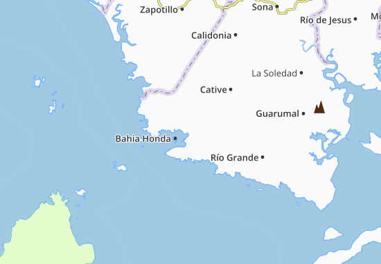 Karte Stadtplan Bahia Honda