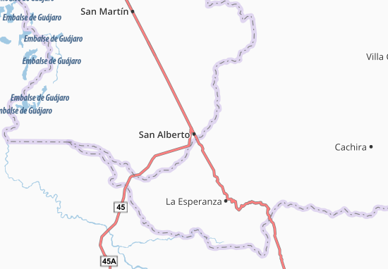 Mapa San Alberto