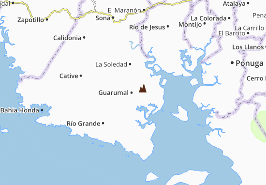 Kaart Plattegrond Guarumal