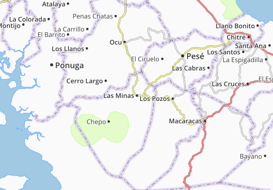 Las Minas Map