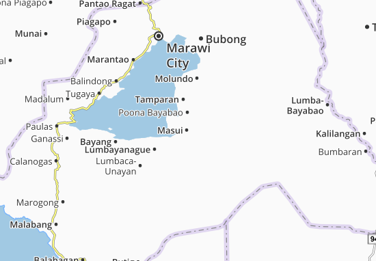 Karte Stadtplan Masui