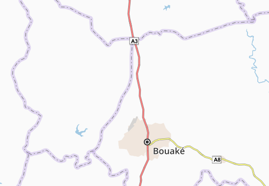 Ngata-Sakassou Map