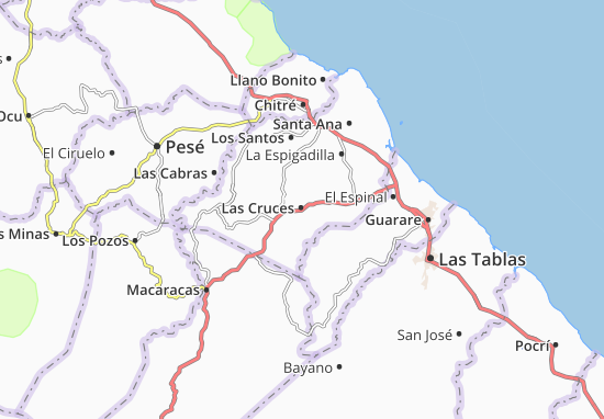 Karte Stadtplan Las Cruces