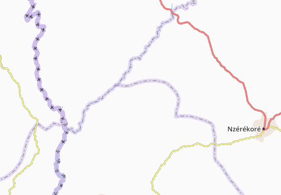 Karte Stadtplan Nzerekoele