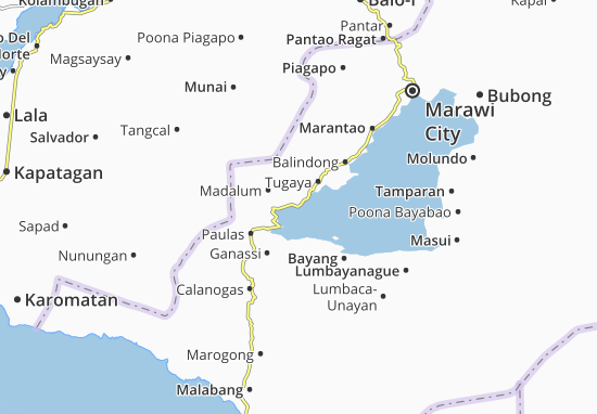 Karte Stadtplan Bacolod-Kalawi
