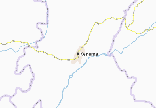 Karte Stadtplan Kenema