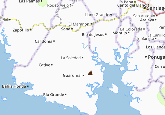 Karte Stadtplan La Soledad