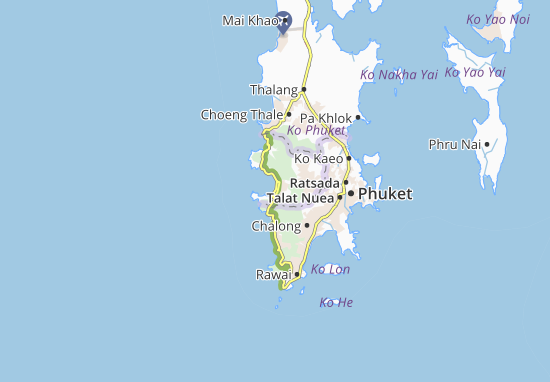 Pa Tong Map