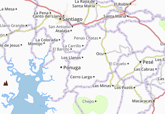 Mapa Los Llanos