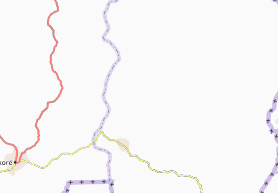 Mapa Niangamita