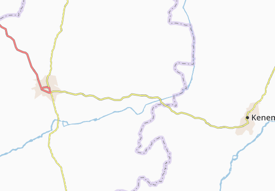 Kaart Plattegrond Yamandu