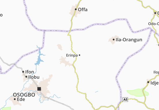 Kaart Plattegrond Erinpa