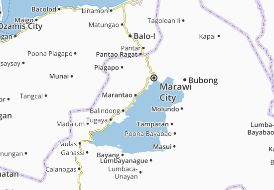 Kaart Plattegrond Marantao