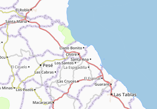 Chitré Map