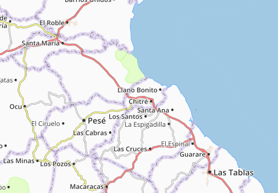 Karte Stadtplan La Arena