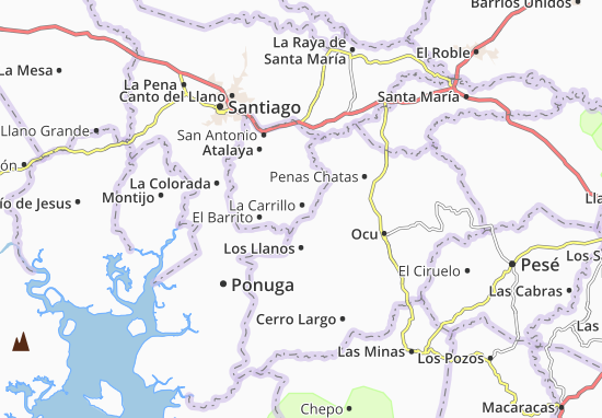Kaart Plattegrond La Carrillo
