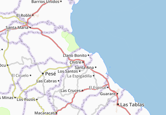 Karte Stadtplan Monagrillo