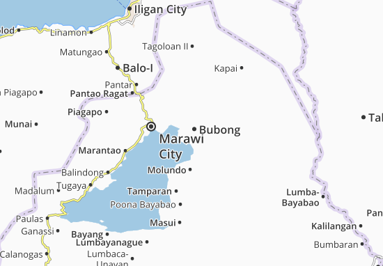 Karte Stadtplan Bubong