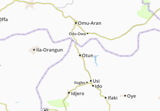 Karte Stadtplan Otun