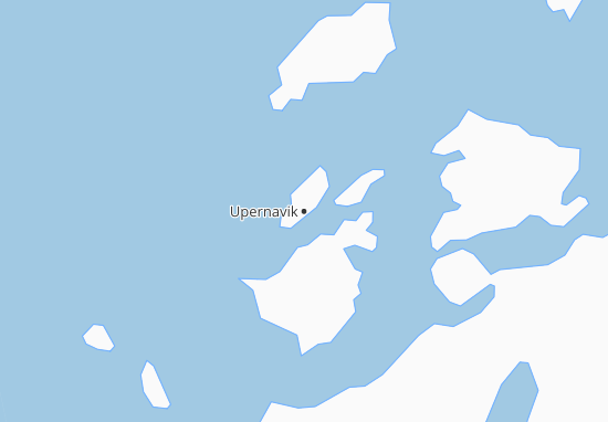 Mapa Upernavik