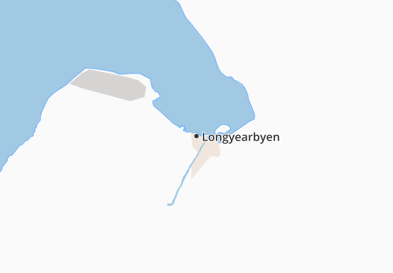 Kaart Plattegrond Longyearbyen