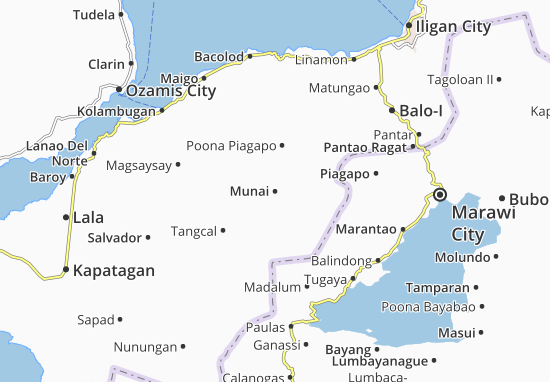 Karte Stadtplan Munai