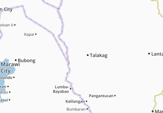 Karte Stadtplan Talakag
