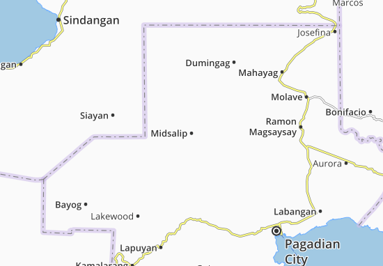 Midsalip Map
