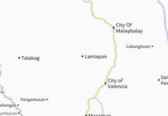 Karte Stadtplan Lantapan