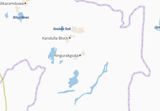 Kaart Plattegrond Hingurakgoda
