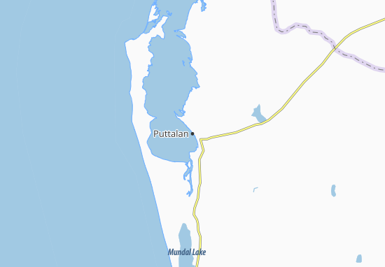 Karte Stadtplan Puttalan