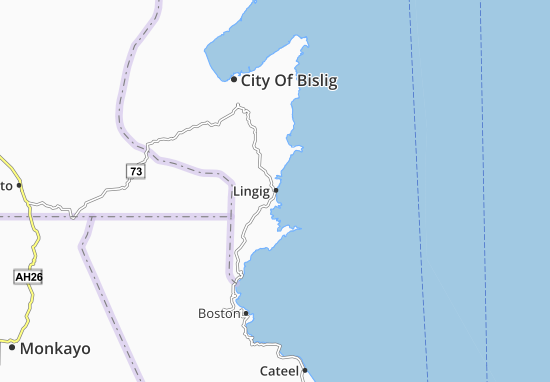 Lingig Map