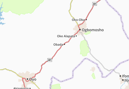 Karte Stadtplan Obada