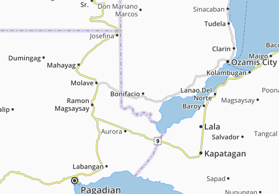 Karte Stadtplan Bonifacio
