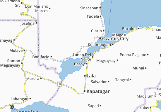 Mapa Tangub City