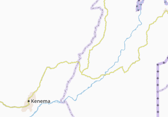 Kaart Plattegrond Niahun Gbuyama