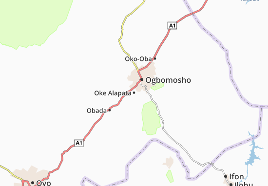 Kaart Plattegrond Oke Alapata