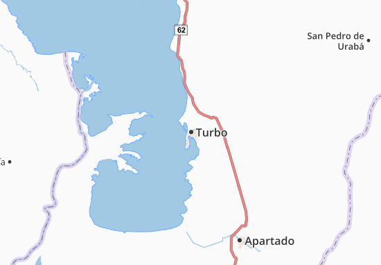 Karte Stadtplan Turbo