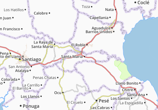 Kaart Plattegrond Los Canelos